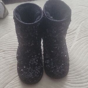UGG Kids Boots with Black Sequins